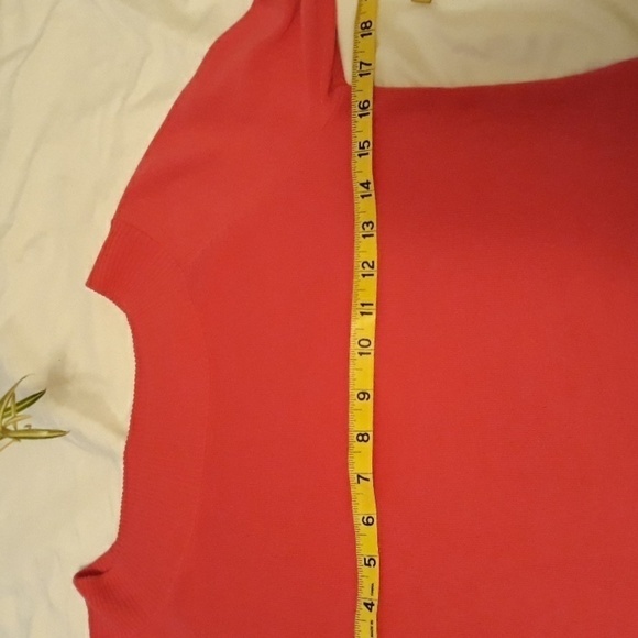 Talbots knit 3/4 sleeve fuchsia Top size small - Picture 8 of 9